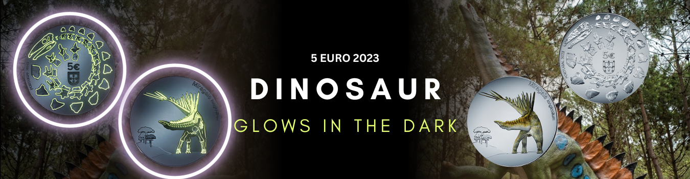 5€ Portugal Dinosaur 2023